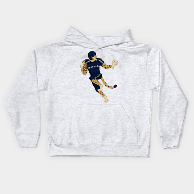 Seattle Football Kids Hoodie by WorldSportsCulture